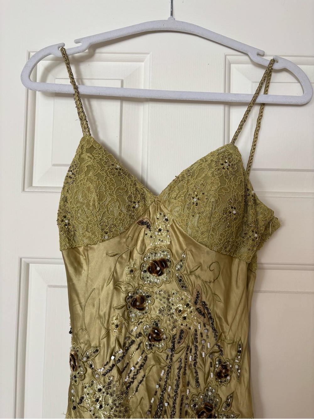 Sue Wong Beaded Lace Midi Dress - Picture 2 of 7